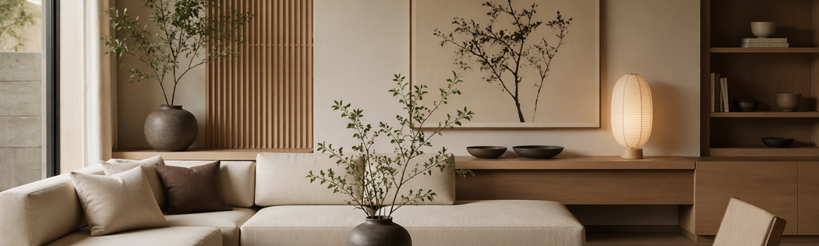 Japandi woonkamer inrichten